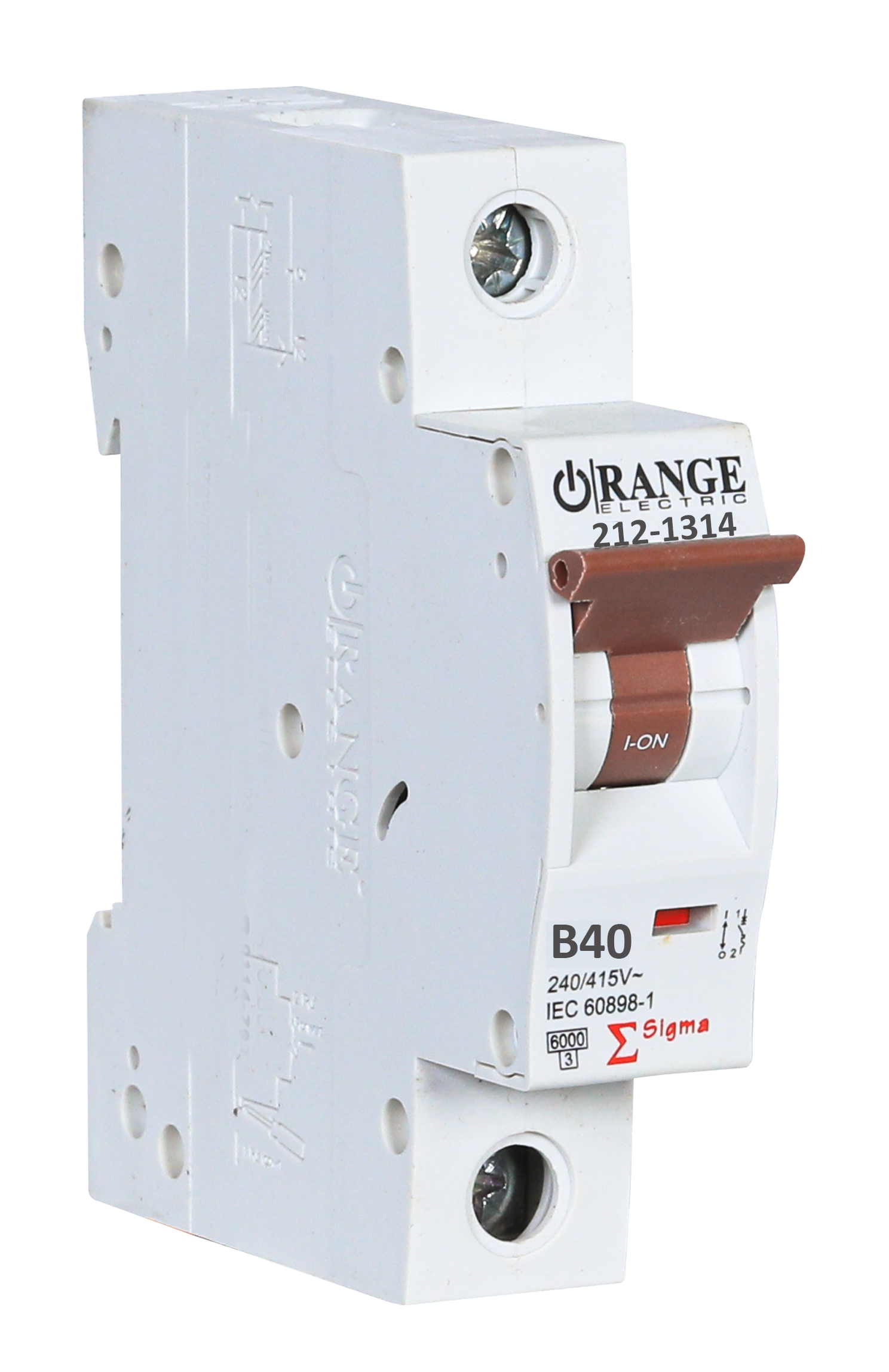 SIGMA 40Amp. 1Pole, Type B, 240/415V, 6kA MCB