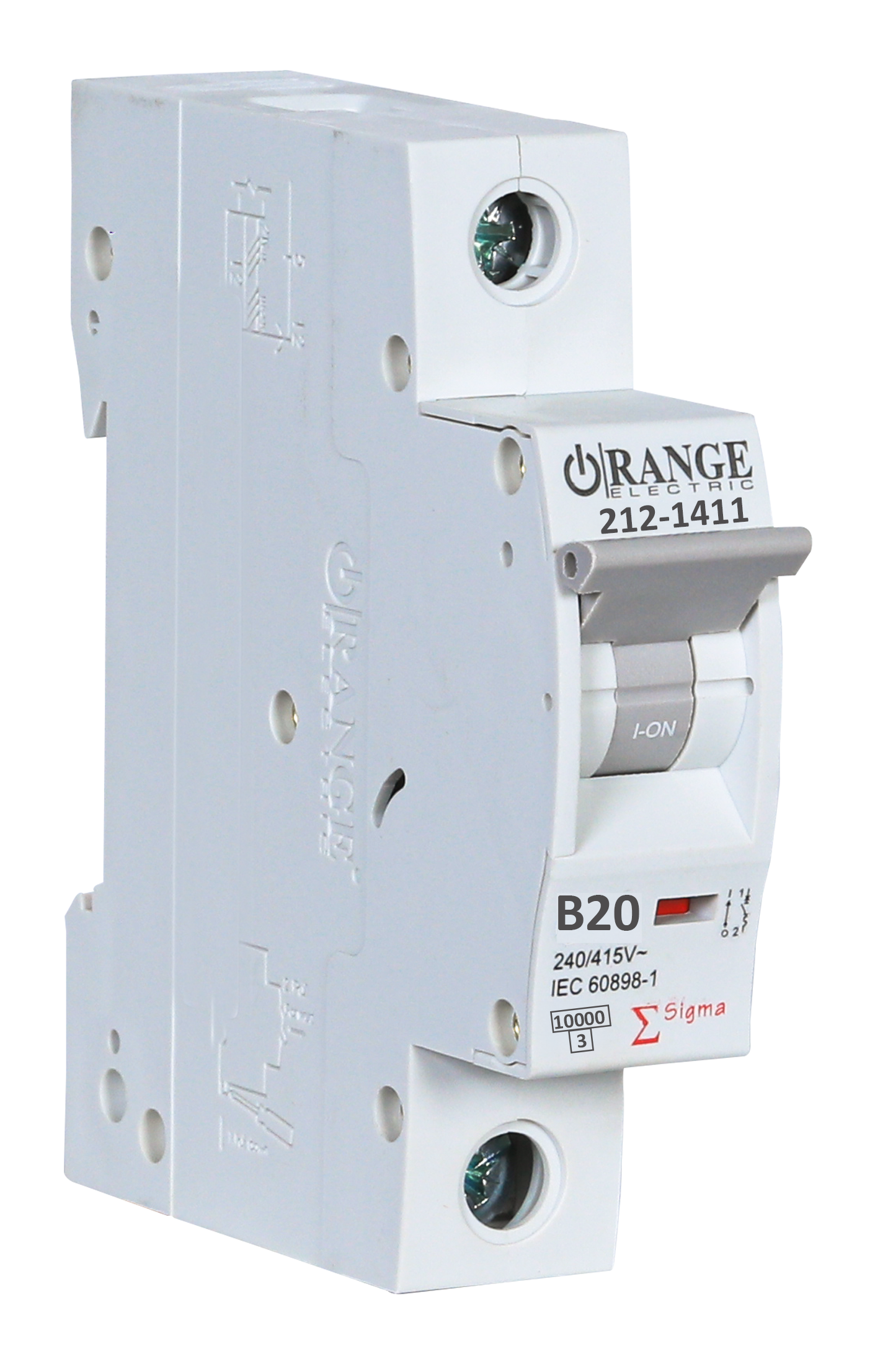 SIGMA 20Amp. 1Pole, Type B, 230/400V, 10kA MCB