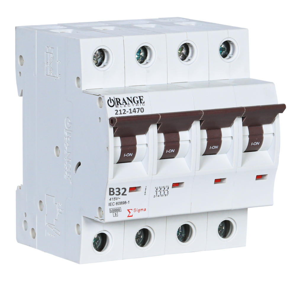 SIGMA 32Amp. 4Pole, Type B, 400V, 10kA MCB