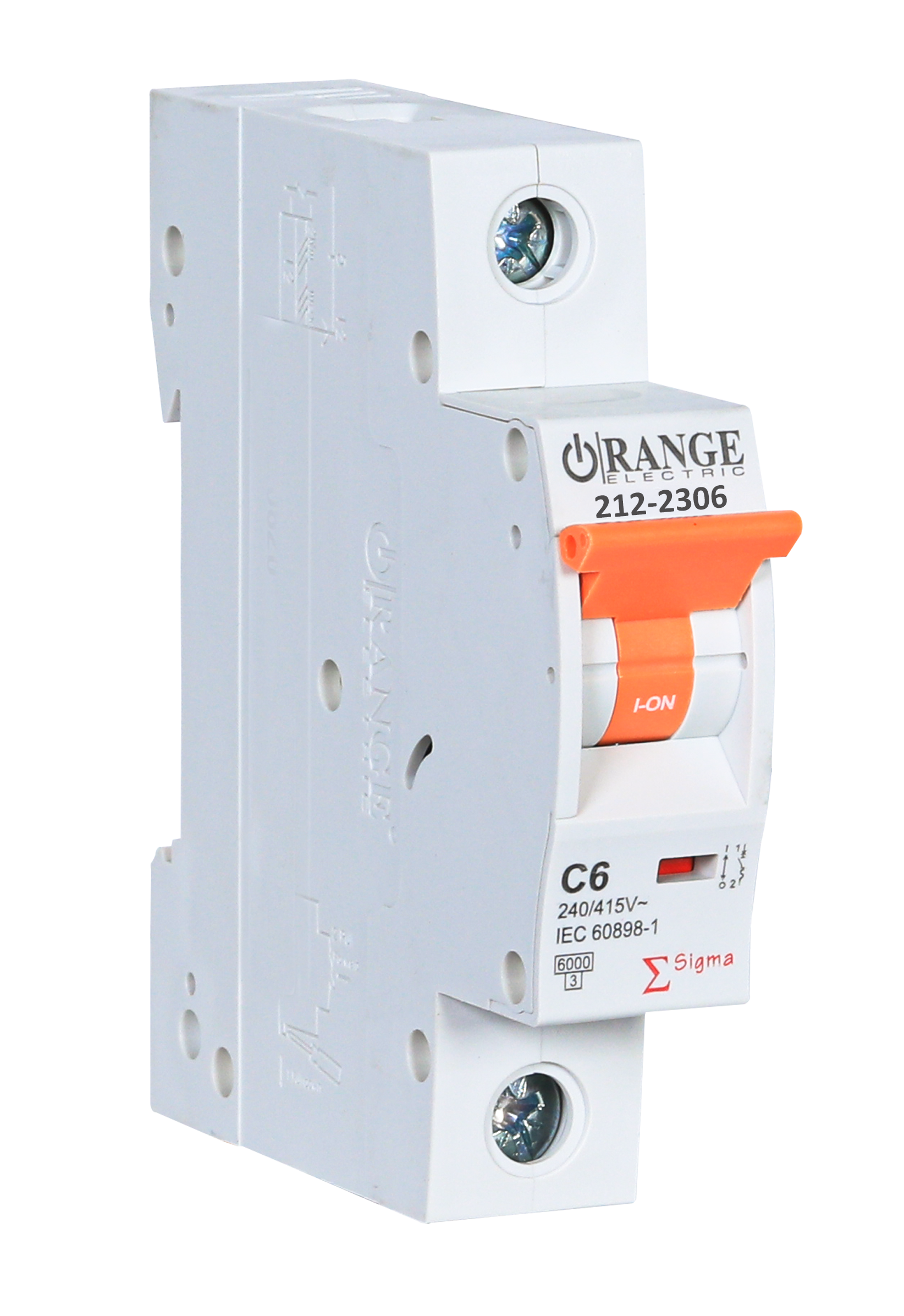 SIGMA 6Amp. 1Pole, Type C, 240/415V, 6kA MCB