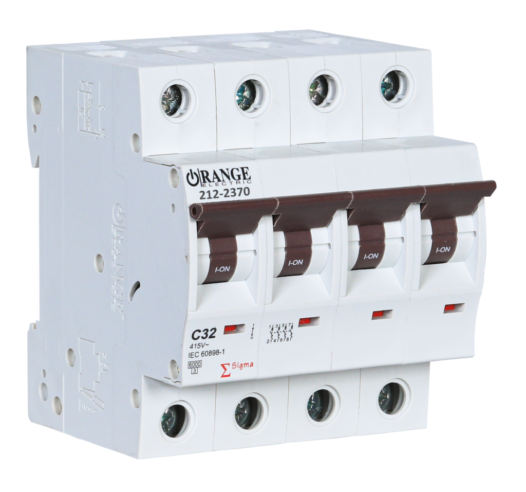 SIGMA 32Amp. 4Pole, Type C, 415V, 6kA MCB