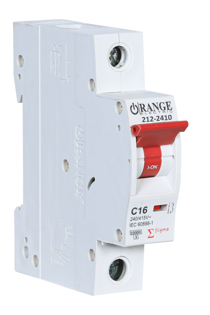 SIGMA 16Amp. 1Pole, Type C,  240/415V, 10kA MCB