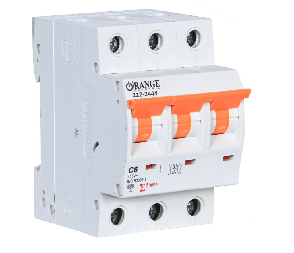SIGMA 6Amp. 3Pole, Type C, 415V, 10kA MCB