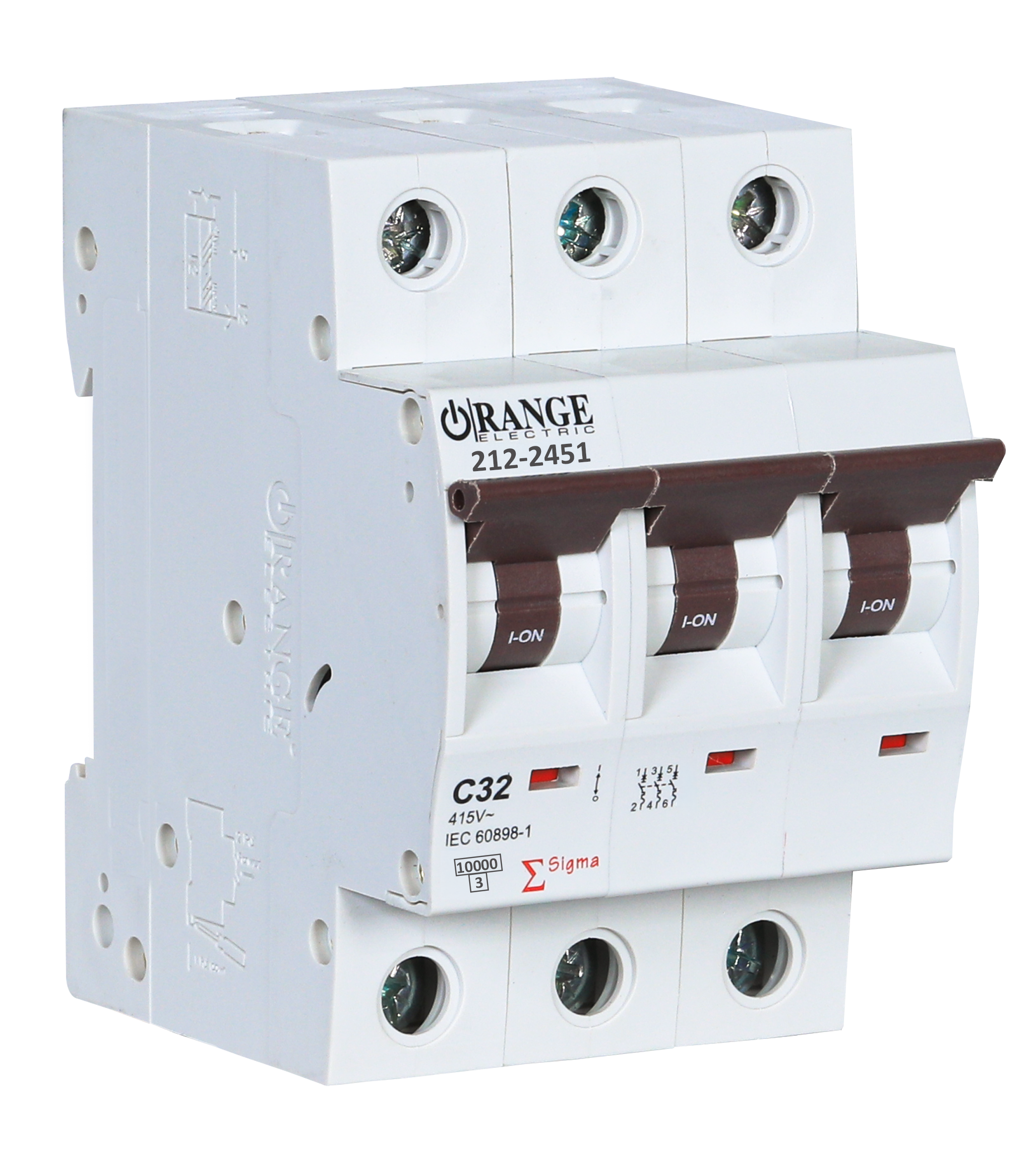 SIGMA 32Amp. 3Pole, Type C, 415V, 10kA MCB