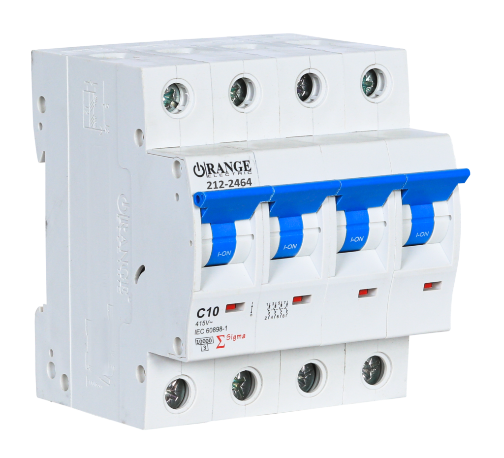 SIGMA 10Amp. 4Pole, Type C, 415V, 10kA MCB