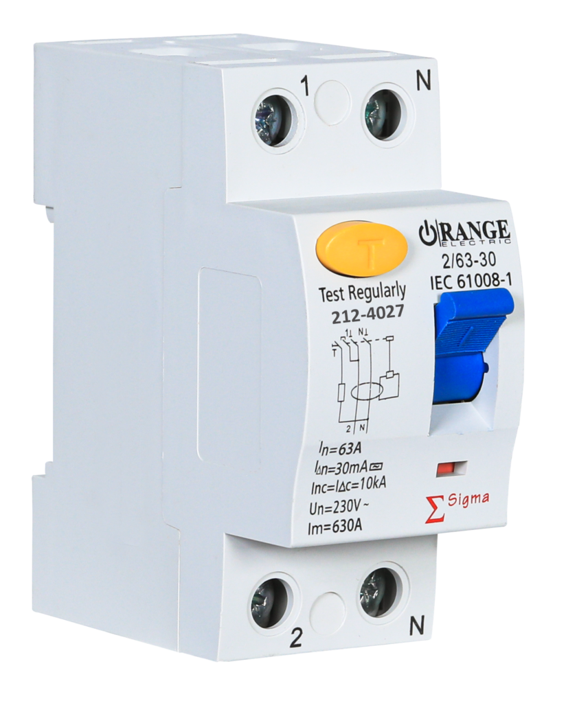 SIGMA 63Amp. 2Pole 30mA, 230V RCCB