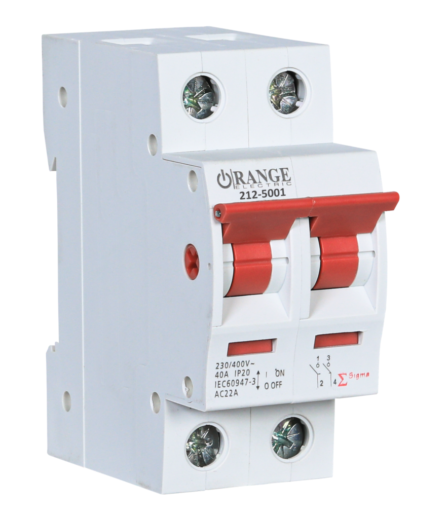 SIGMA 40Amp. 2Pole 230/400V Isolator