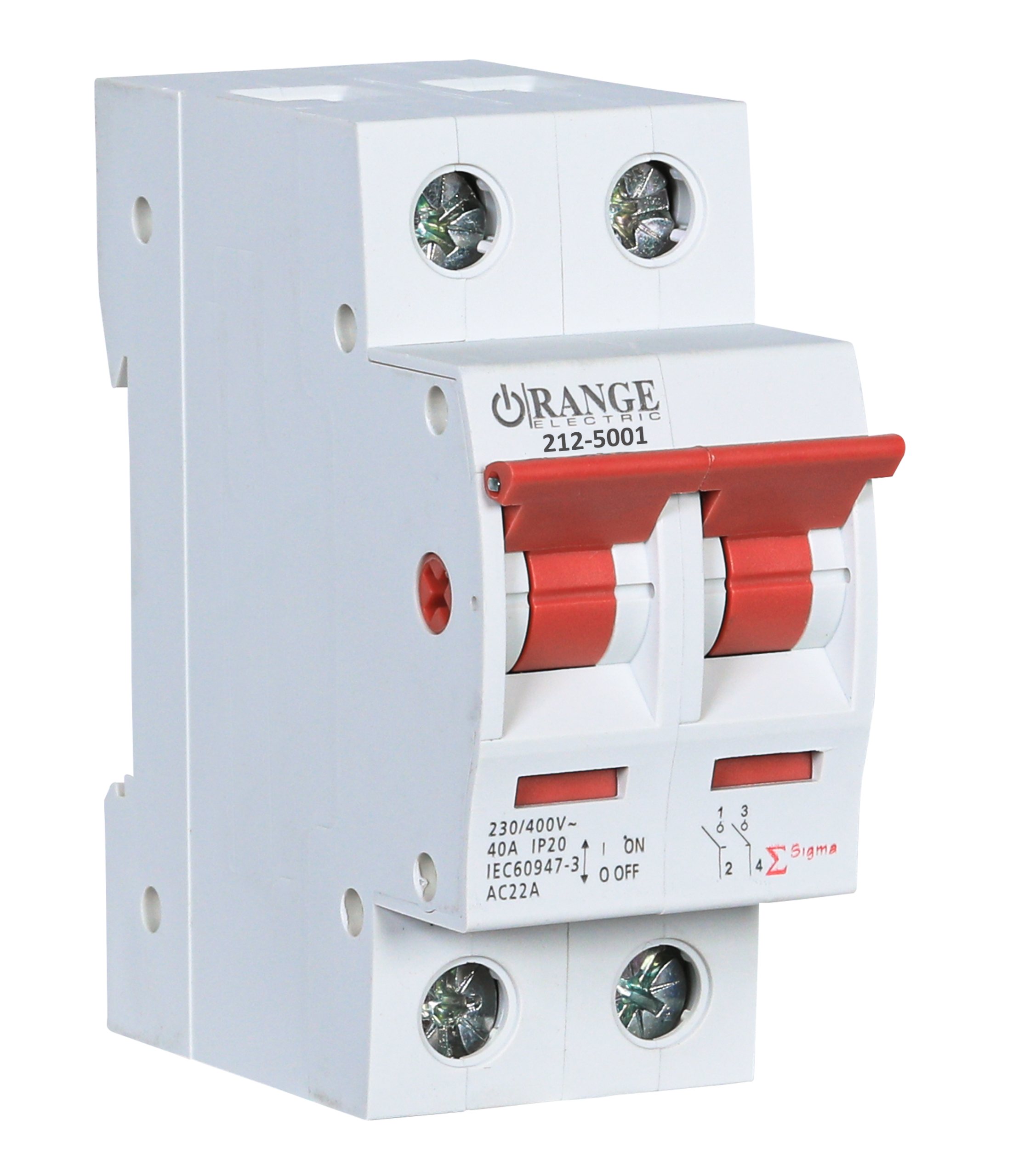 SIGMA 40Amp. 2Pole 230/400V Isolator