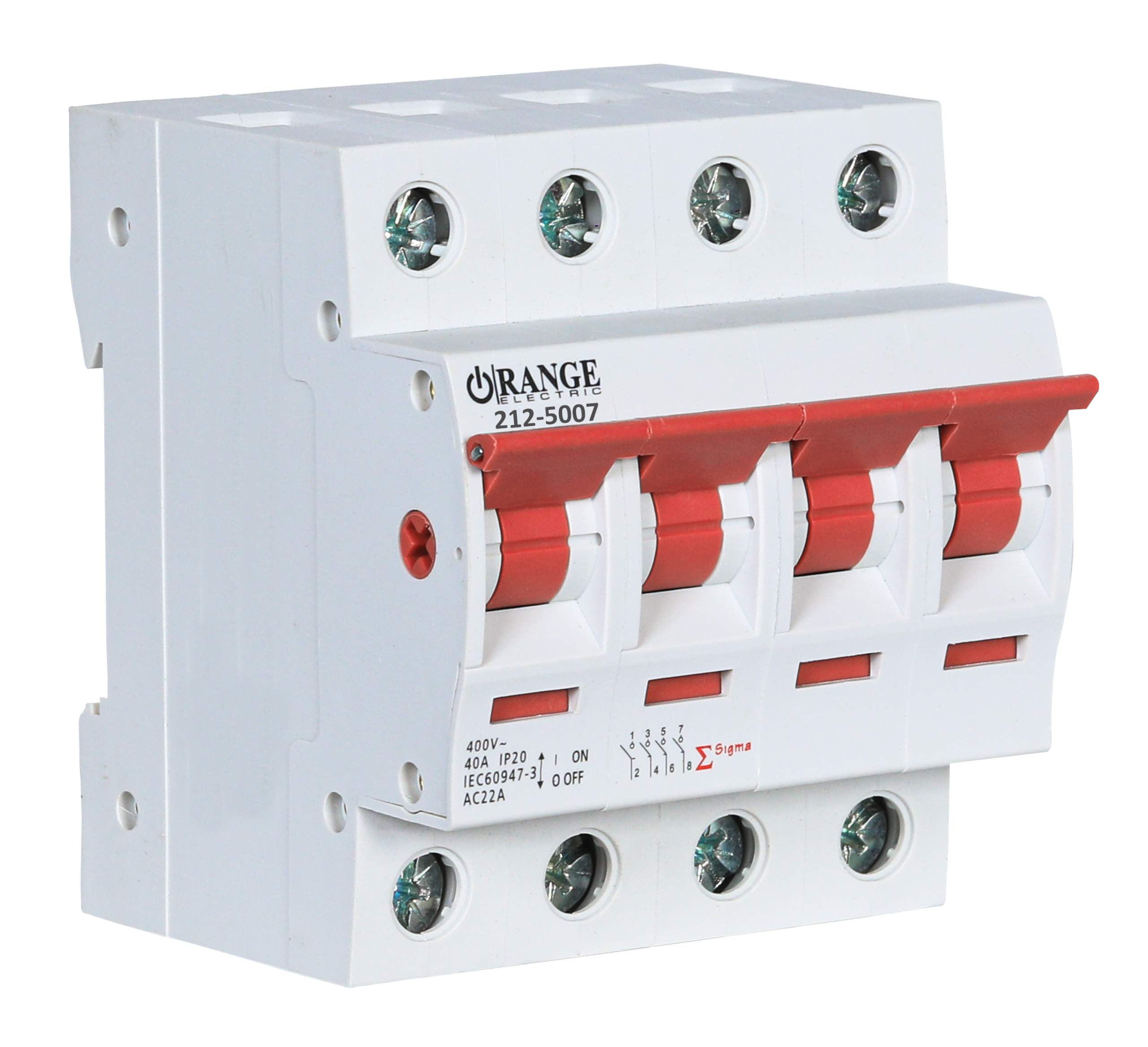 SIGMA 40Amp. 4Pole 400V Isolator