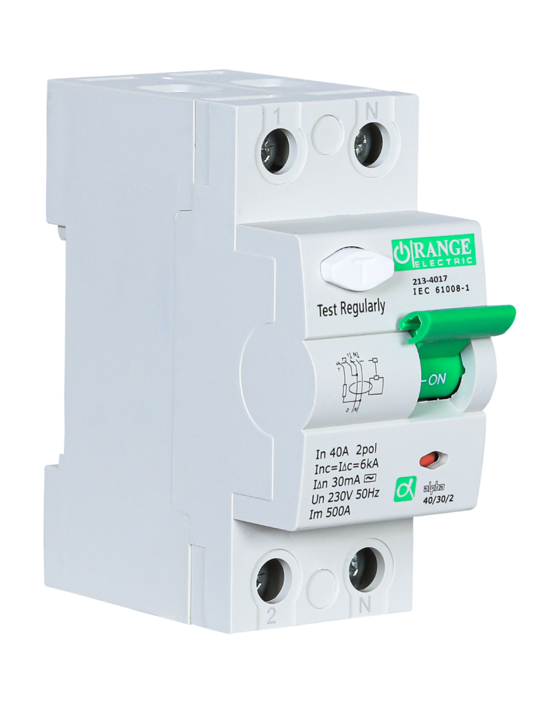 ALPHA 40Amp. 2Pole 30mA, 230V RCCB