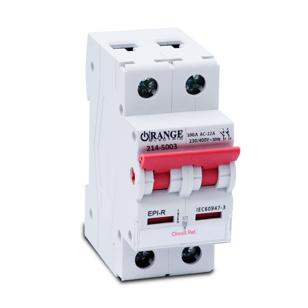 10KA 100Amp. 2Pole 230/400V Isolator