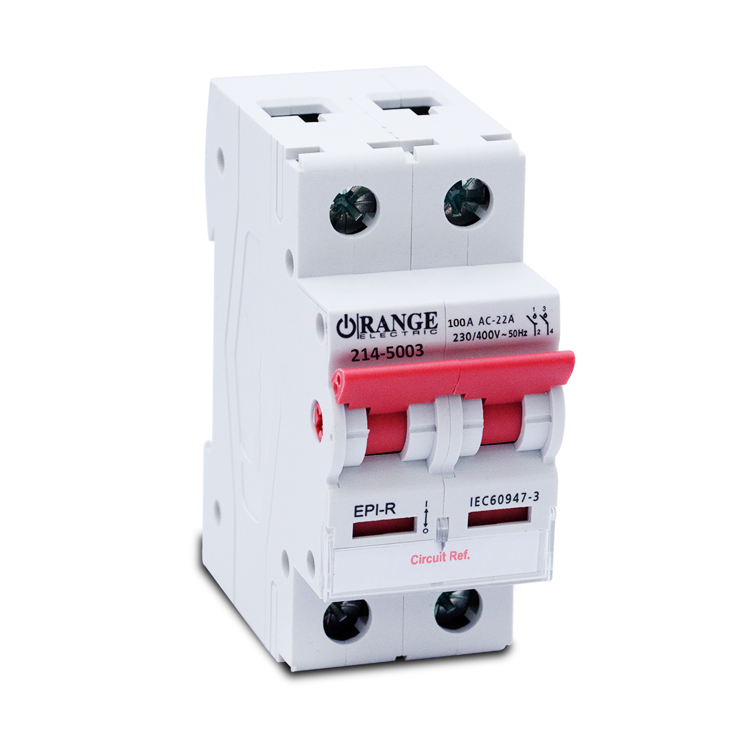 10KA 100Amp. 2Pole 230/400V Isolator