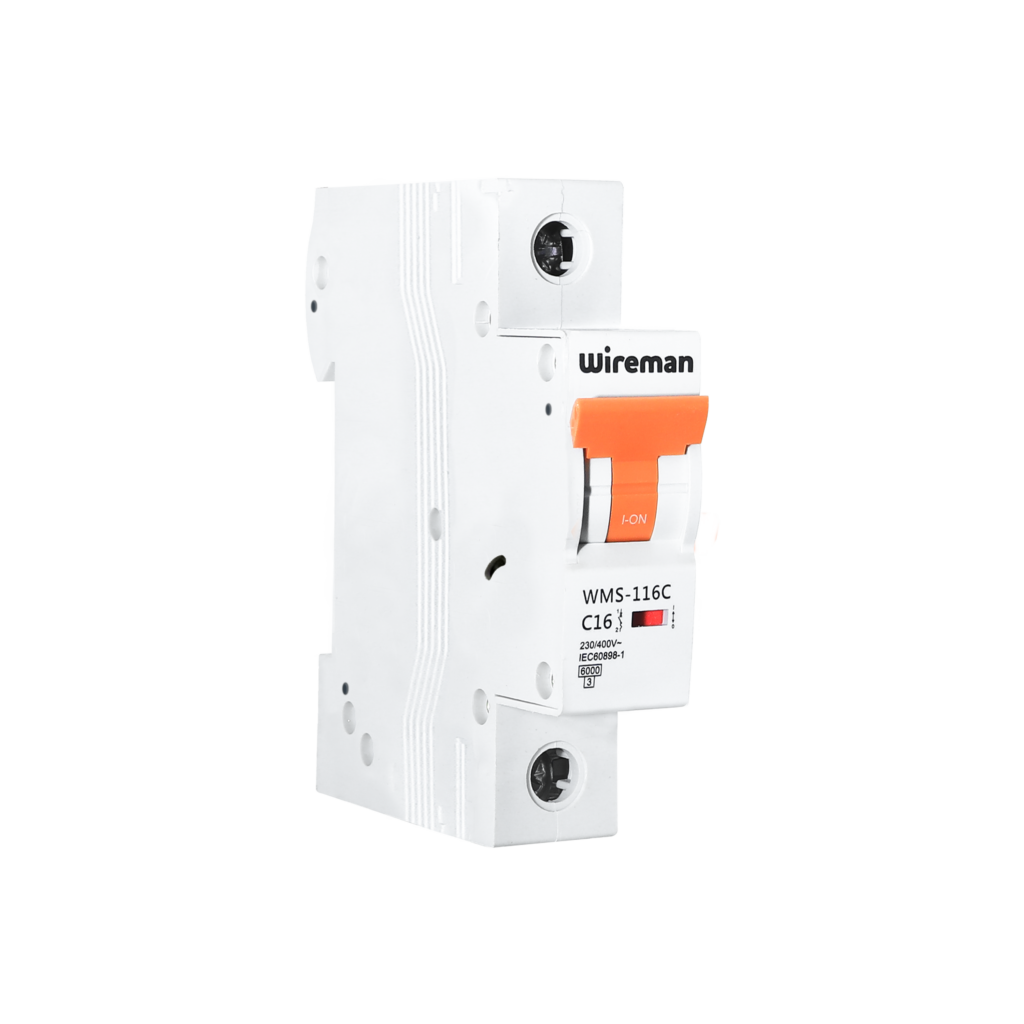 WIREMAN 10Amp.1Pole, Type C, 240/415V, 6kA MCB