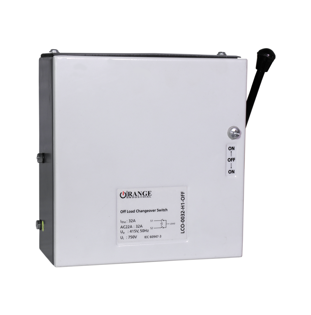 Changeover Switch 63Amp. Side Handle with Enclosue – Off Load