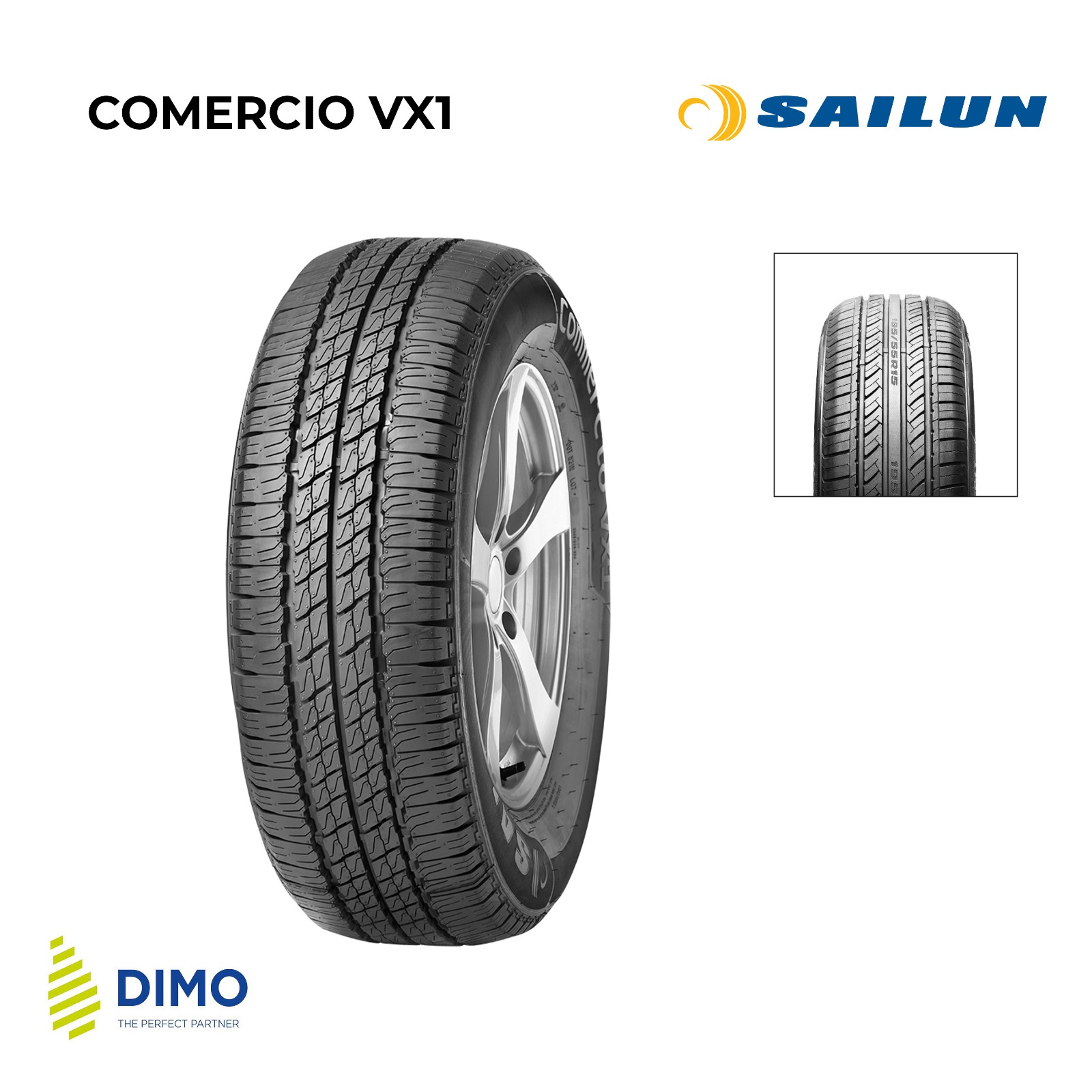 SL 155R13C 90/88Q 8PR COMERCIO VX1 SL07