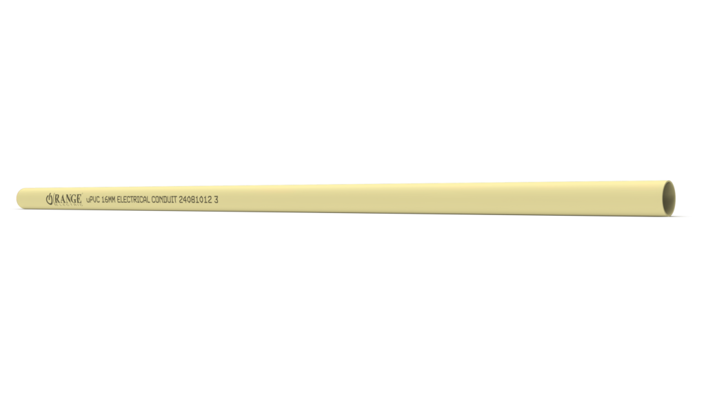 16mm / 1/2″ uPVC Conduit Pipe (yellow)
