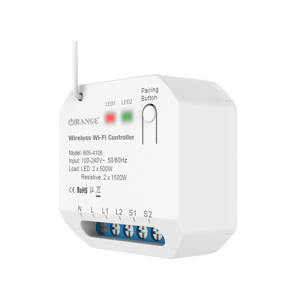 2Channel (8Aamp. each ) Wireless Wi-Fi Controller (IP20)
