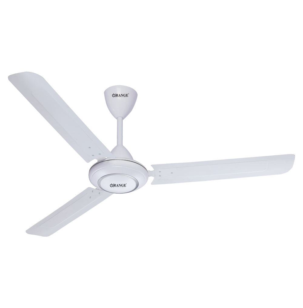 56”Ceiling Fan 75Watt Aluminium with Aluminium Blades – White