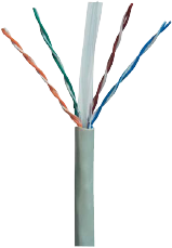 CAT6 UUTP Cable, 23 AWG LSZH – Blue – 305m Reel (in a Box)