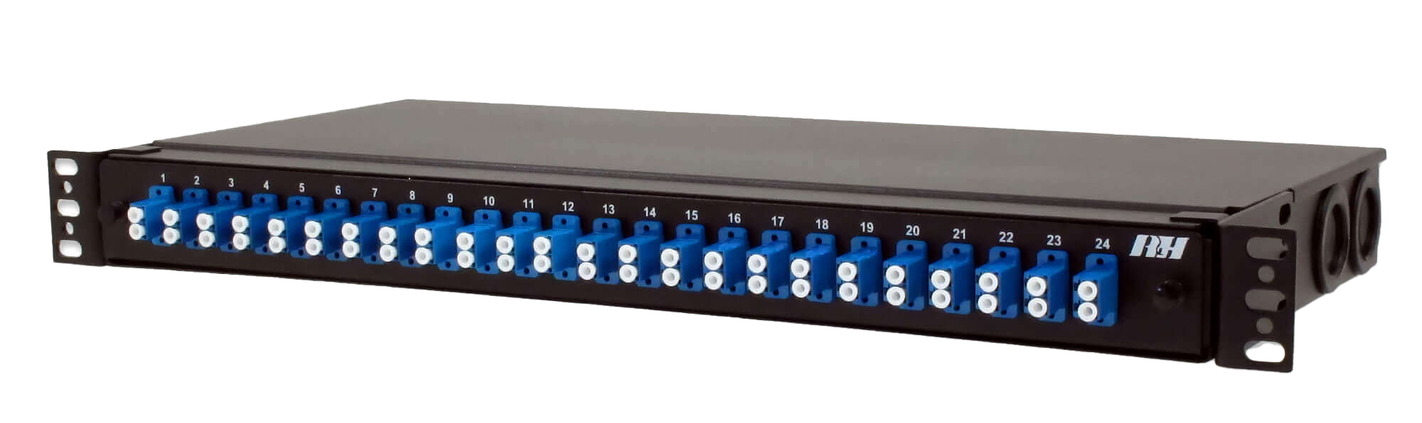Fiber Patch Panel SC 12 Duplex (24 Port) unloaded