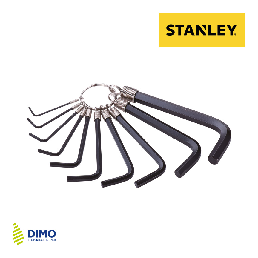 Stanley Allen Key – HEX KEY SET-RING 10PC IMP.