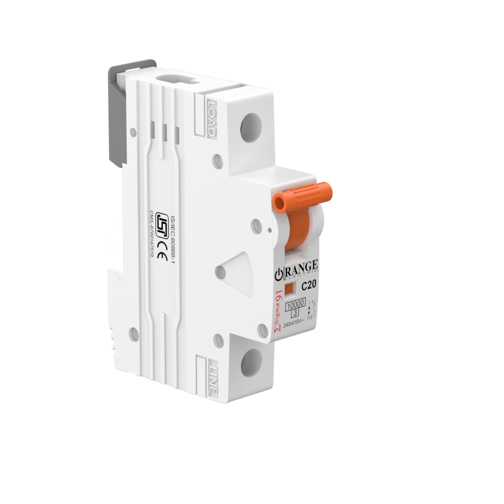 Sigma91 MCB 6Amp. 1Pole MCB 10kA Type C