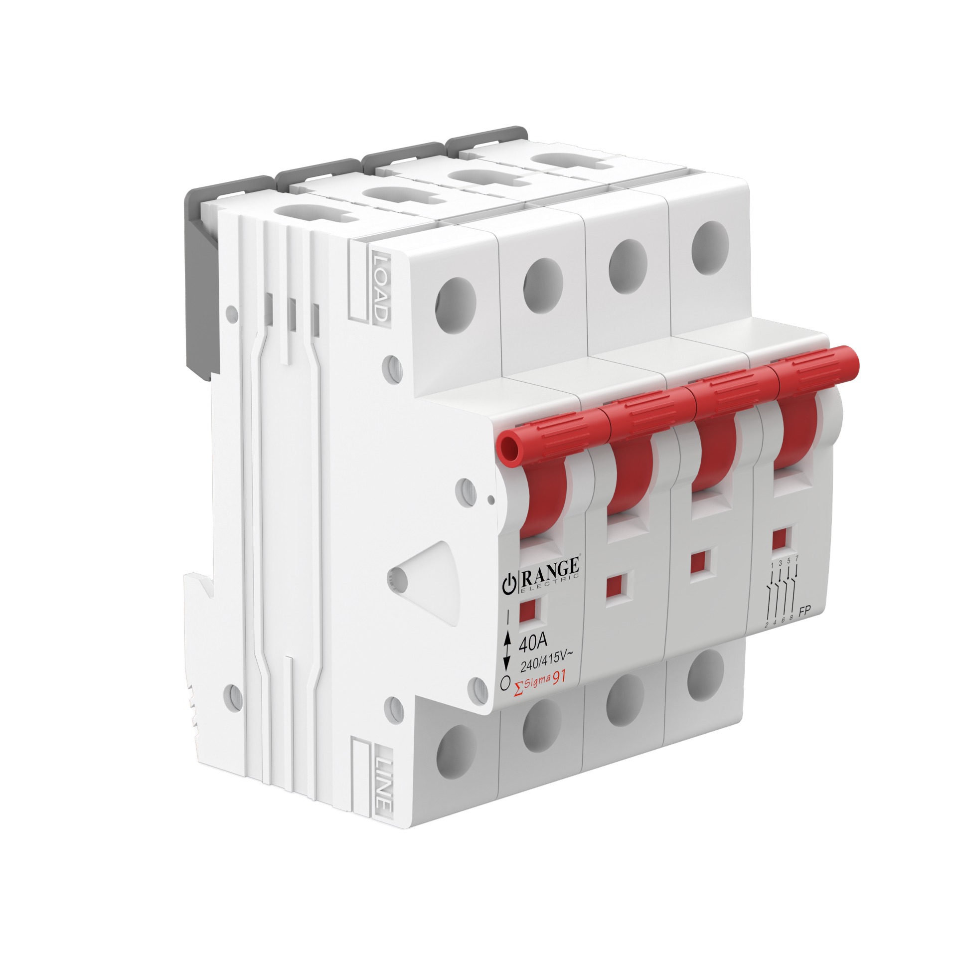 Sigma91 Isolator 125Amp. 2Pole