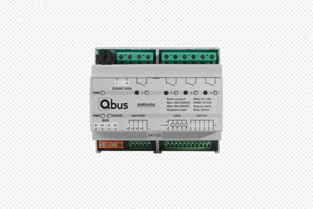 Analogue dimmer (4x 0/1-10V or PWM + 4x relay)