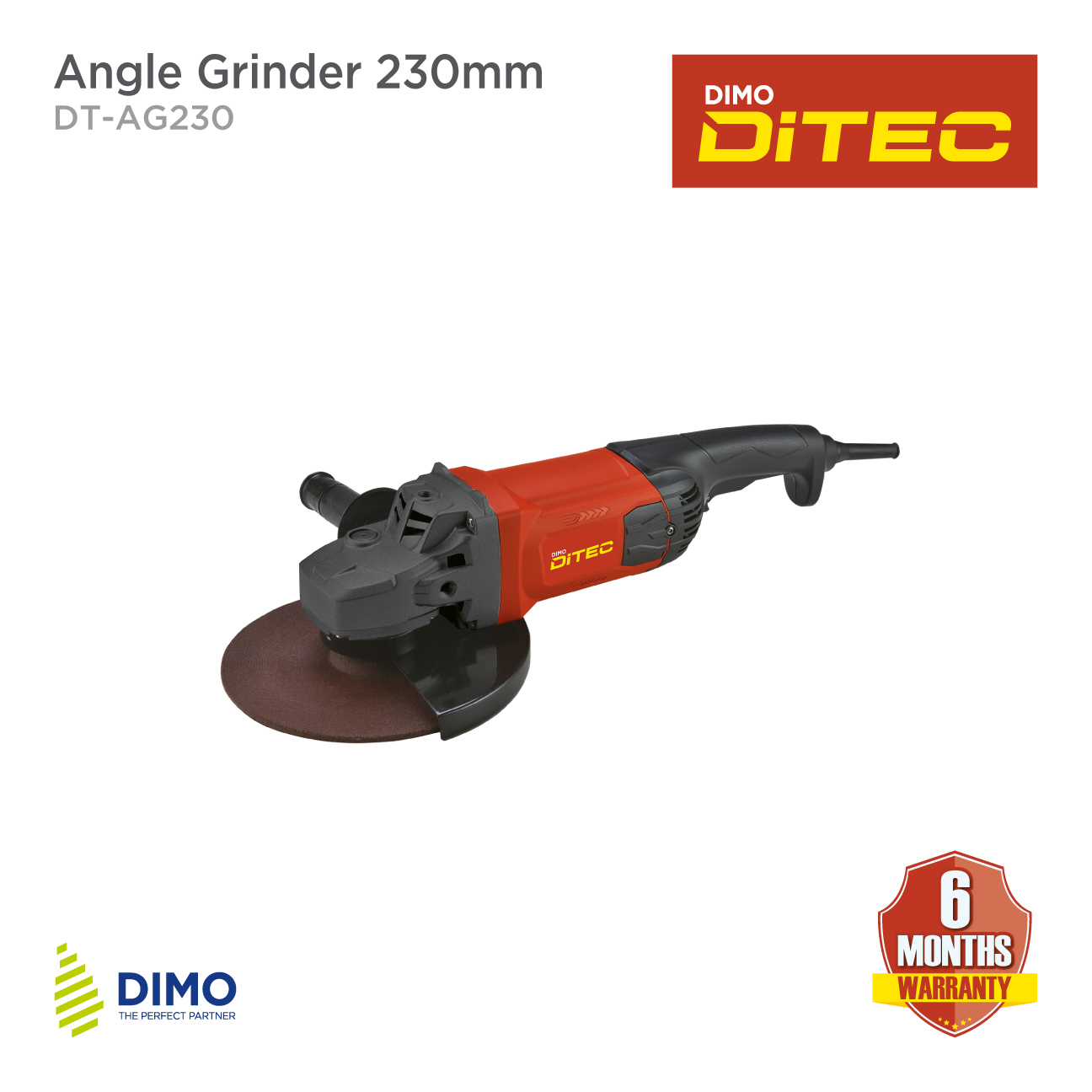 DITEC Angle Grinder 180mm