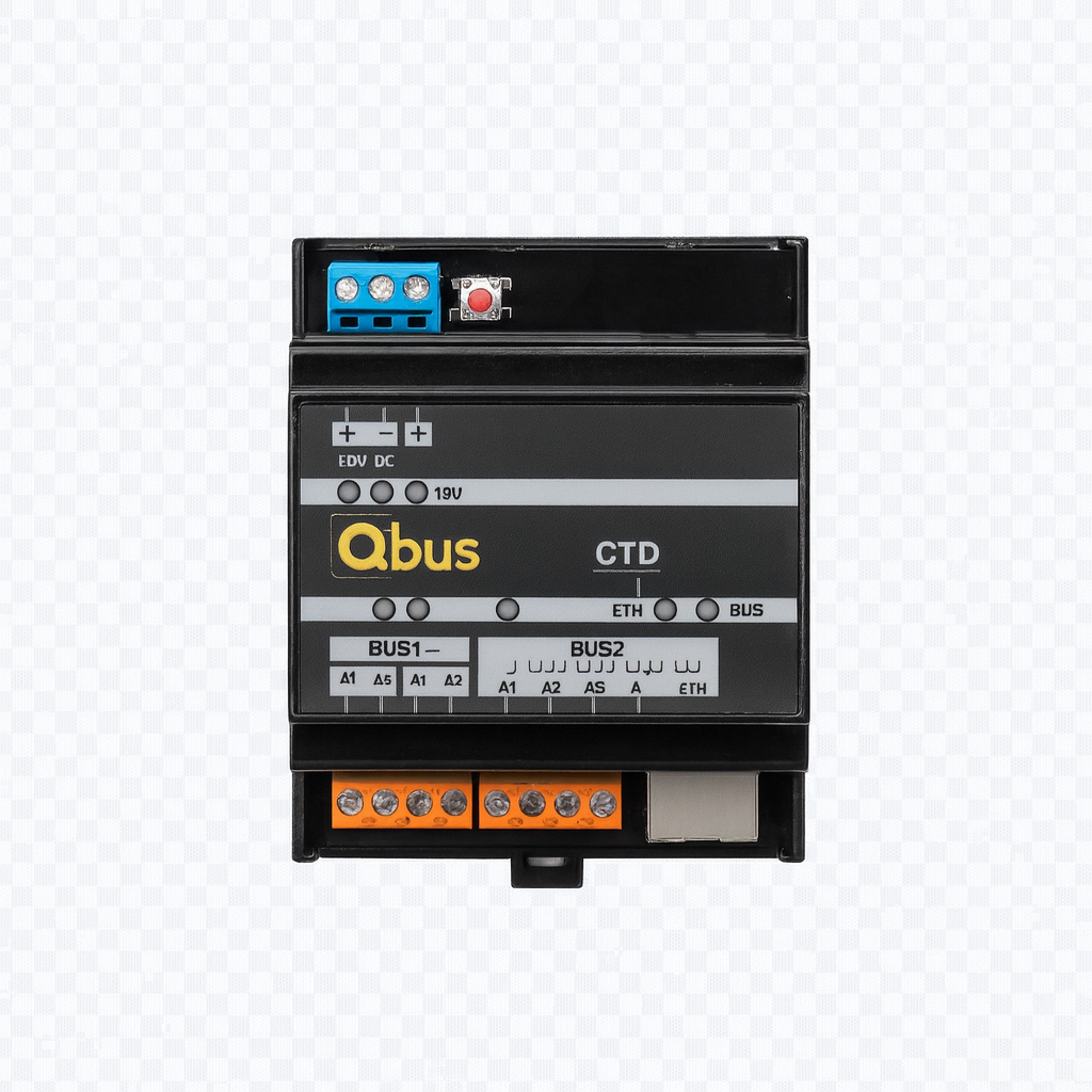 Controller for 40 Qbus modules (expandable) power supply and Qbus Cloud included