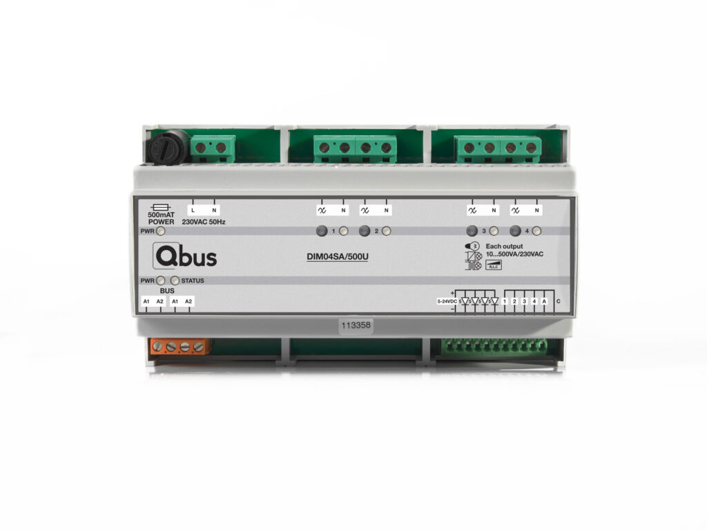 Dimmer module (4x 500VA) Universal