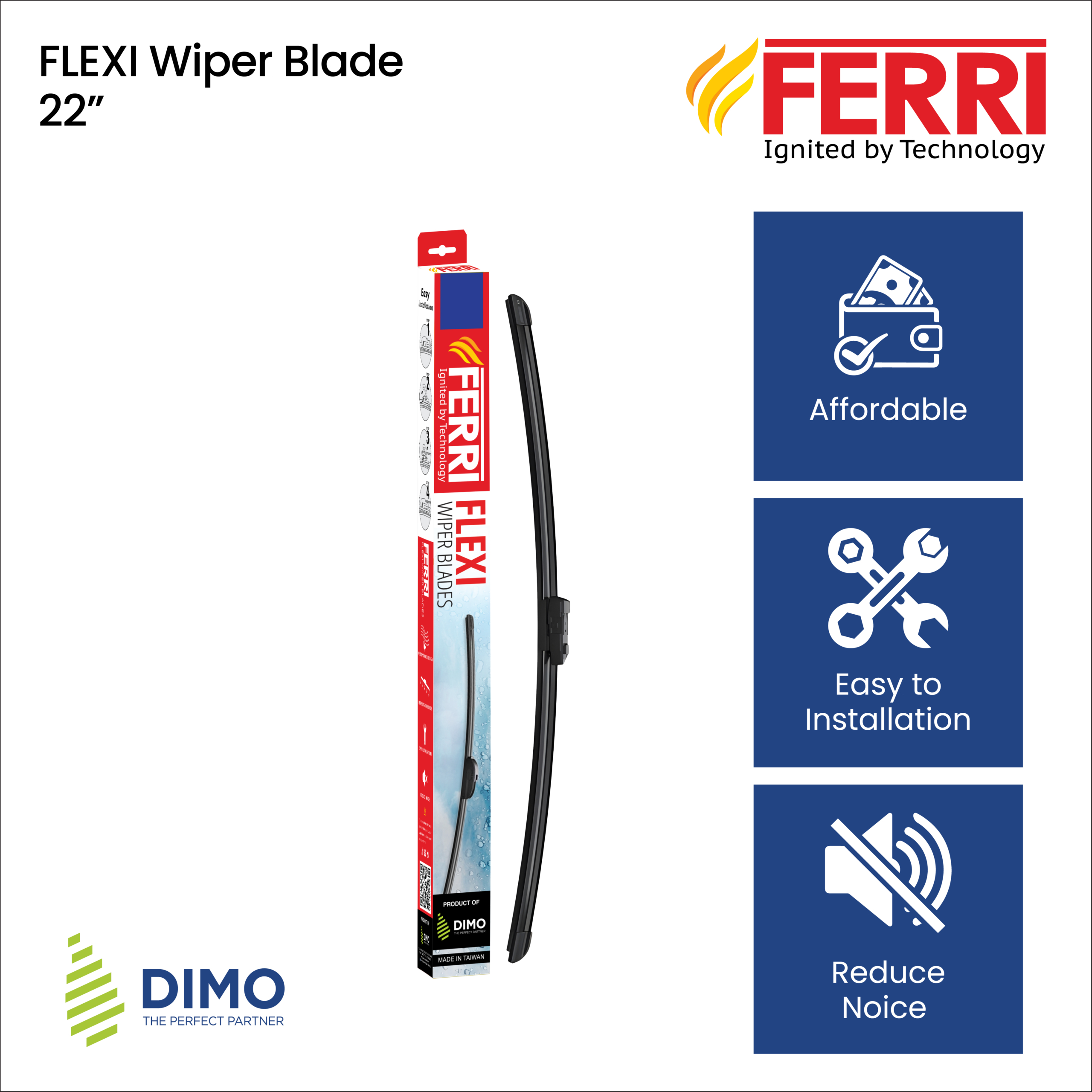 FERRI FLEXI WIPER BLADE 24″