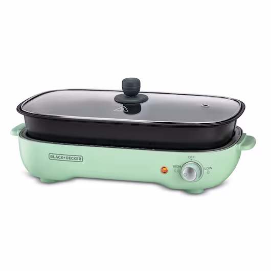 Black+Decker 2 Slice Sandwich Maker 3 in 1 – Interchangeable Sandwich/Grill & Waffle Plate – TS2130-B5