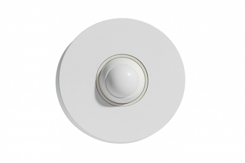 Presence detector in while metal housing