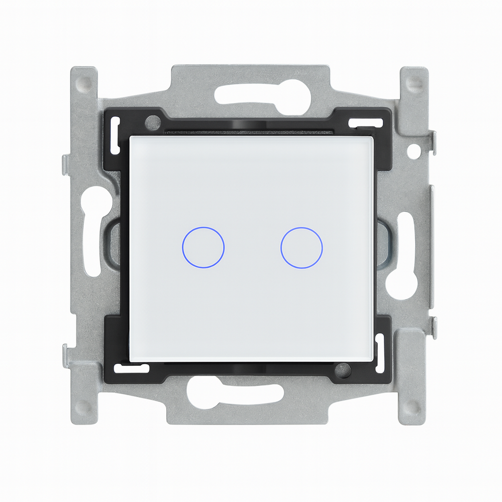 Switch 4 buttons Niko White 101 series RGB LED
