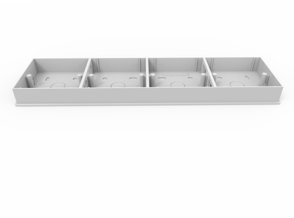 Mounting Box – 4 way (350 x 92 x 36)