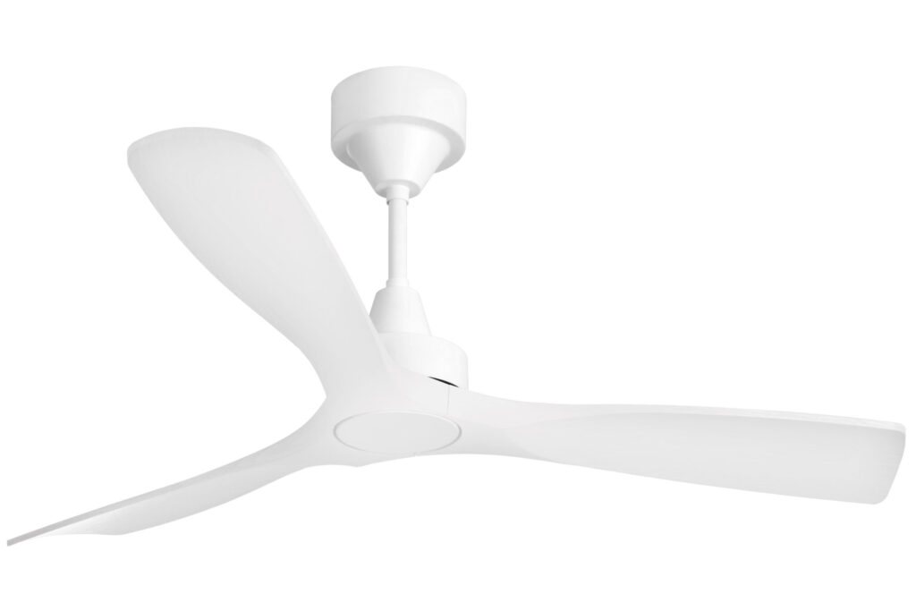 Viera DC Ceiling Fan without Light – Full White