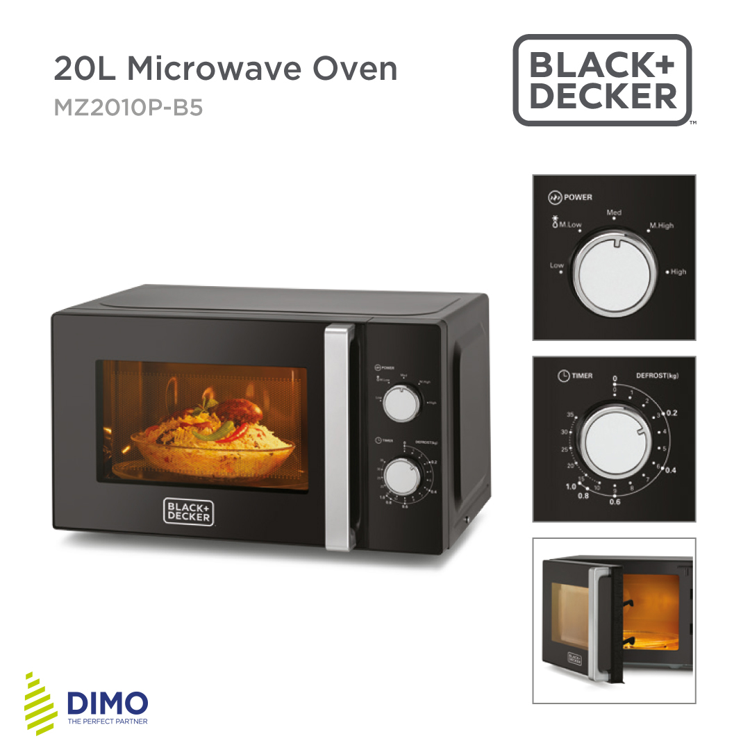 Black and Decker 23L Microwave Oven With Grill