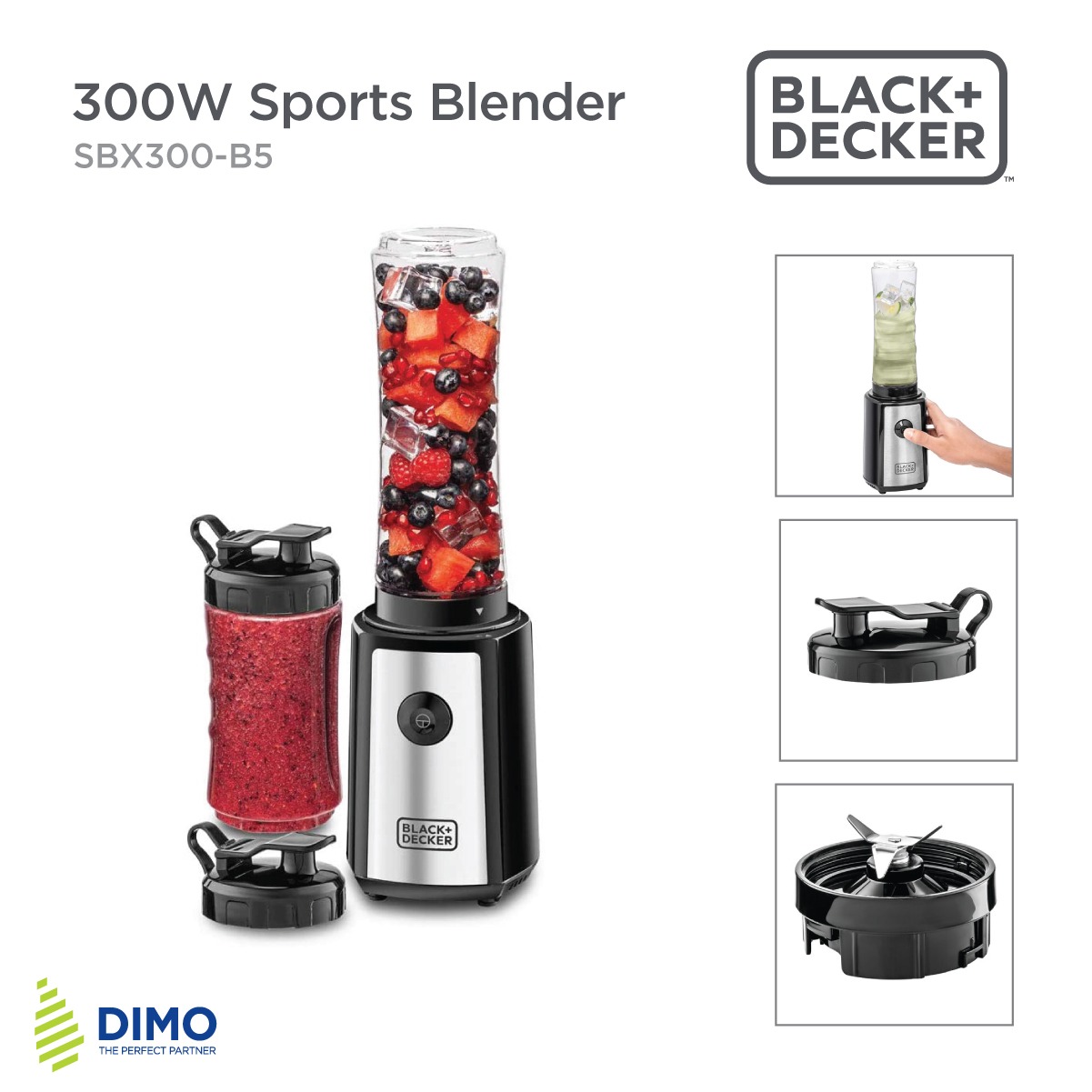 Black and Decker 300W Stick Blender