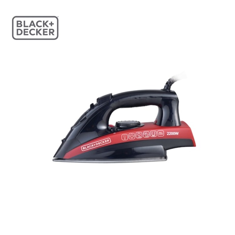 Black & Decker 1600W Steam Iron with Ceramic Soleplate