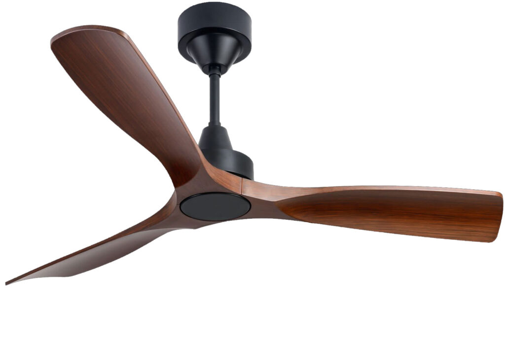Viera DC Ceiling Fan without Light – Kumbuk/Black