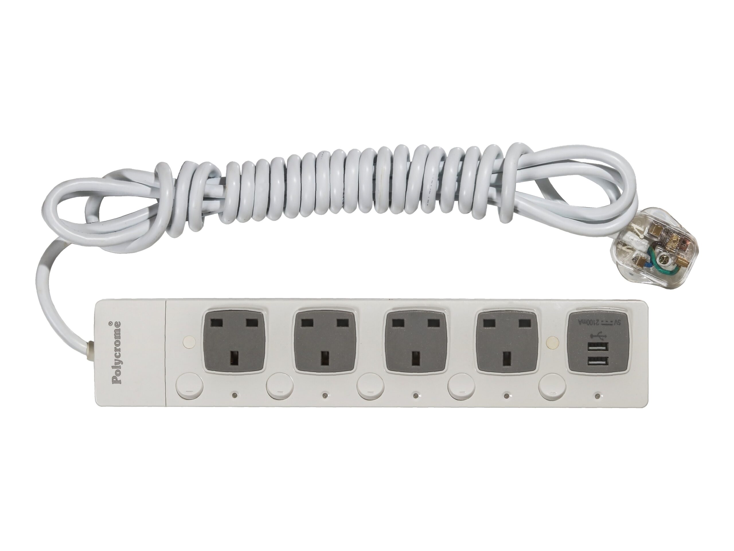 With USB White